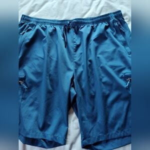 Athletic Shorts Men's Size 3XL. 10" Inseam Drawstring Elastic Waist.